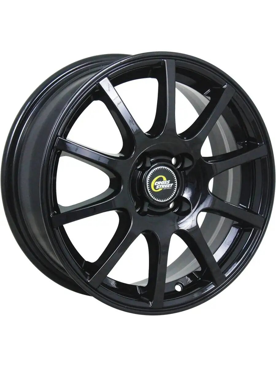 Автомобильный литой диск CROSS STREET CR-16(A1251) R15 6J 4x114.3 ET50 DIA60.1 черный 1 шт.