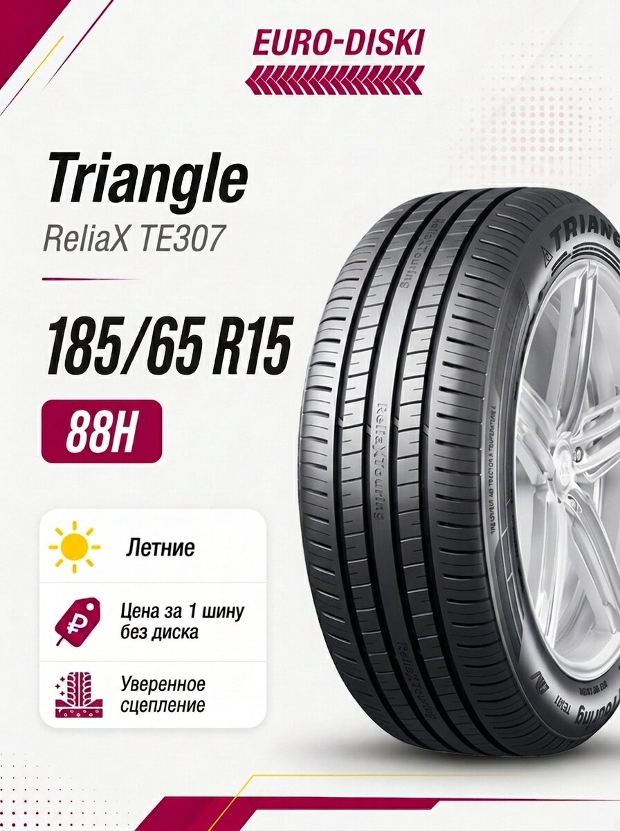 Летние шины 15/185/65 Triangle ReliaX TE307 88H