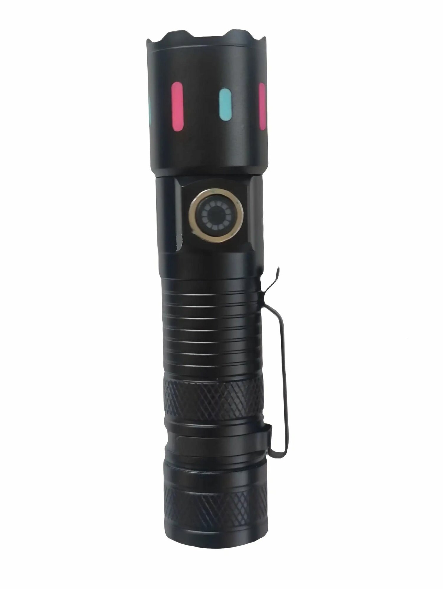 Фонарь ручной C-1 TG, светодиодный, зарядка от USB, Zoom, на аккумуляторе 18650, вкл/выкл одним нажатием, легкий, маленький.