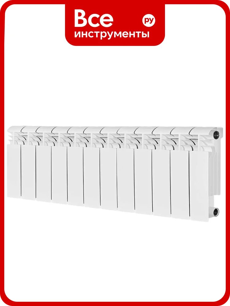 Радиатор STOUT SRB-1310-020012 VEGA 200 12 секций биметаллический, боковое подключение PEE9H47GA9L2V5