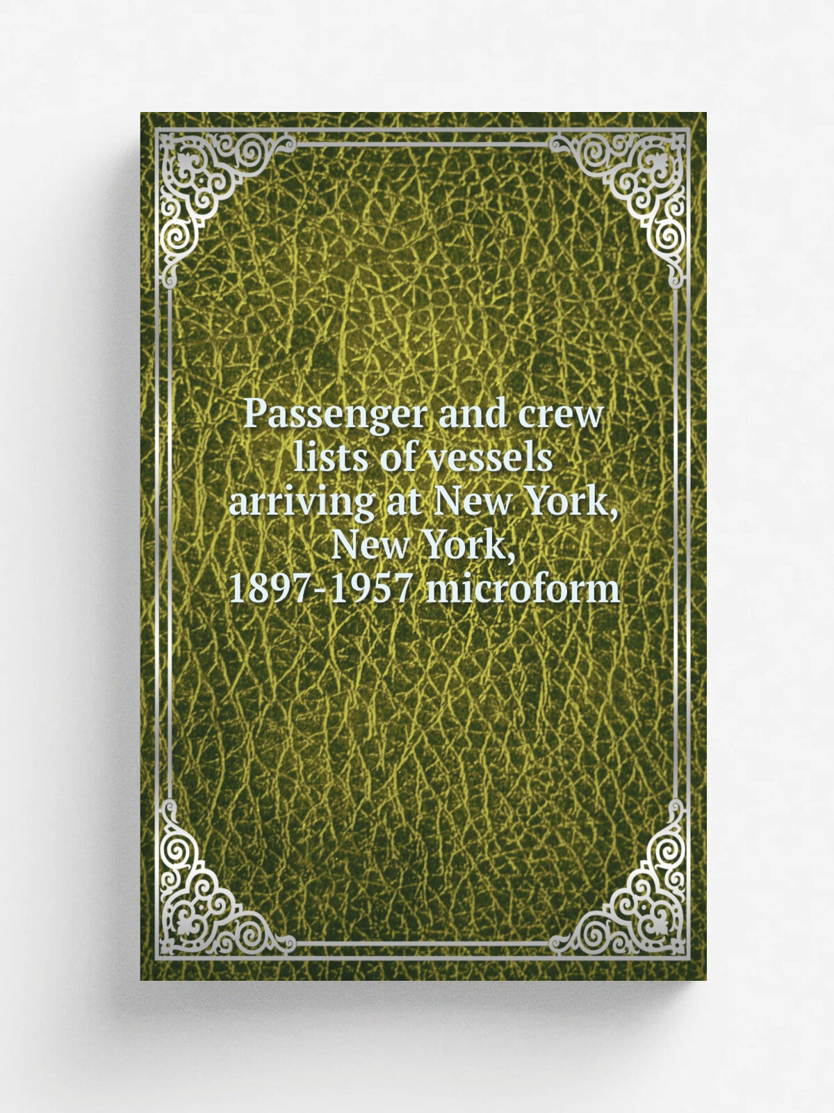 Passenger and crew lists of vessels arriving at New York, New York, 1897-1957 microform | Не указан | 1941 | . Washington, D.C. : National Archives an…