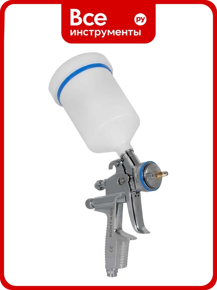 Воздушный краскораспылитель SCHTAER H-3003, HVLP, сопло 1.2 MINI SCH-3003-HVLP-1.2