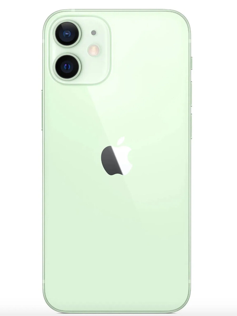 Смартфон Apple iPhone 12 mini, 5.4 дюйма, встроенная память 128 ГБ, nanoSIM+eSIM, цвет зеленый — фото 1