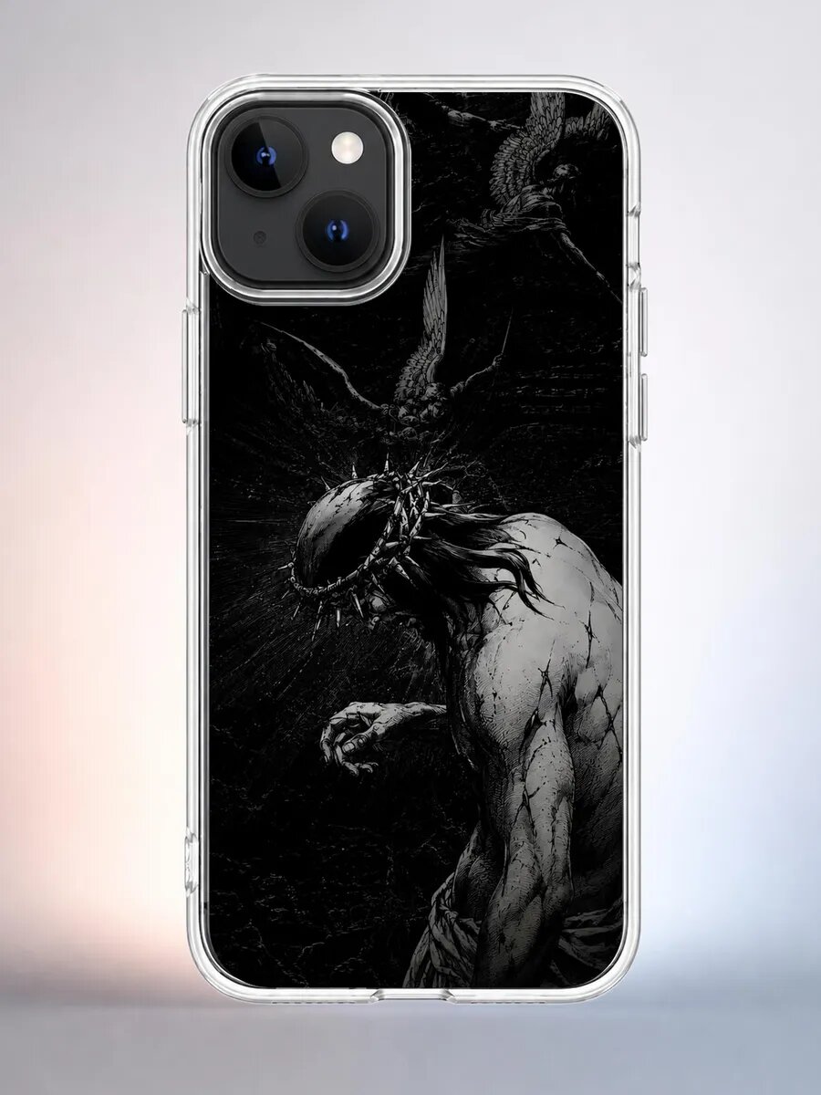 Чехол iPhone 13 горгулья силиконовый