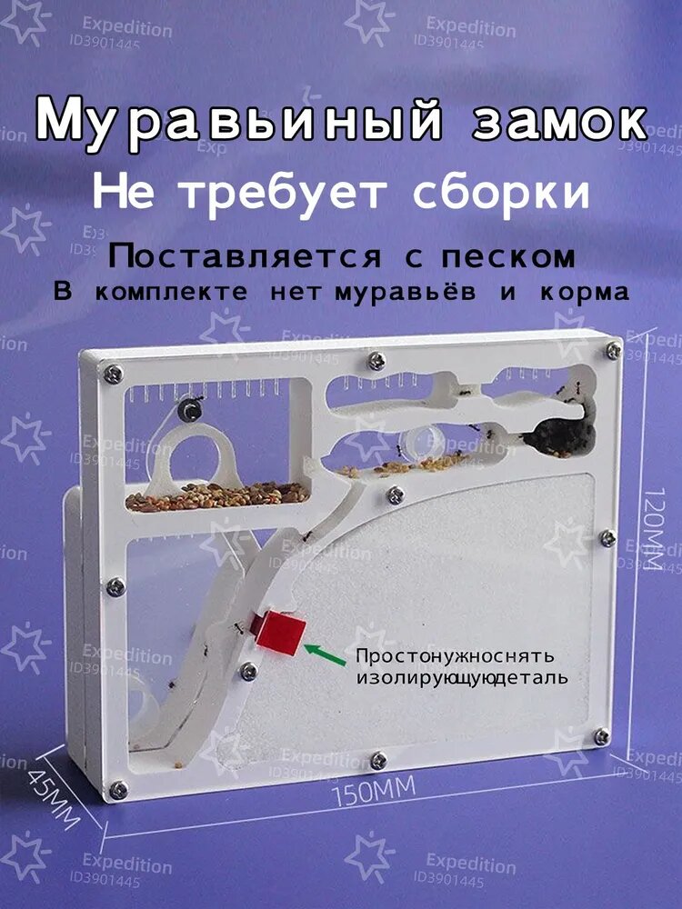 Муравейник из акрила, экосистема для разведения муравьев, для школы и дома