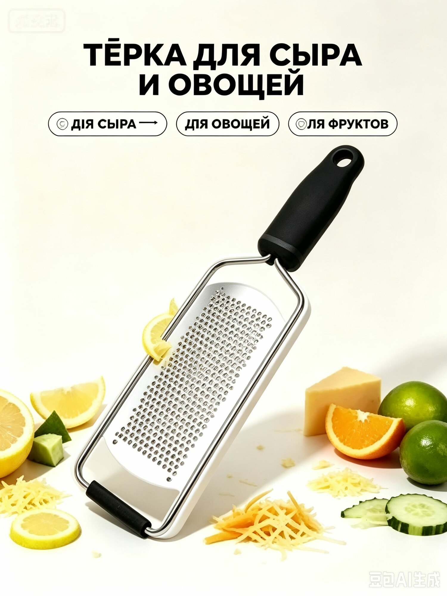 Терка Microplane Zester Терка для сыра из нержавеющей стали