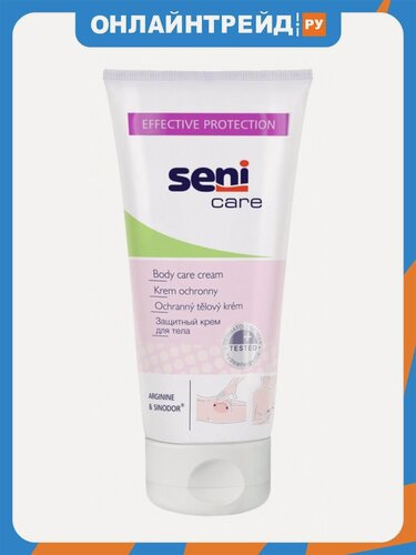 Изображение товара Крем для тела Seni Care защитный Аргинин и Синодор Care, 200 мл