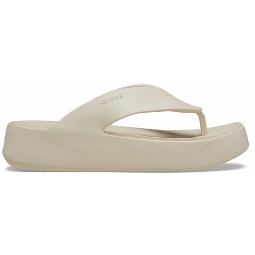 фото Сланцы crocs getaway platform flip, размер w10 us, молочный