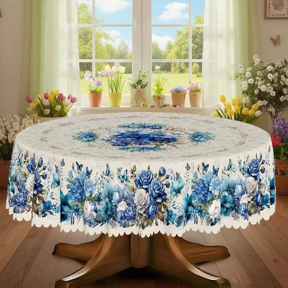 Скатерть Полиэфирное волокно 150x150см