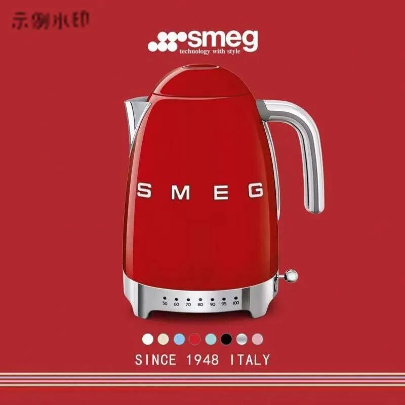 Электрический чайник SMEG KLF04, красный