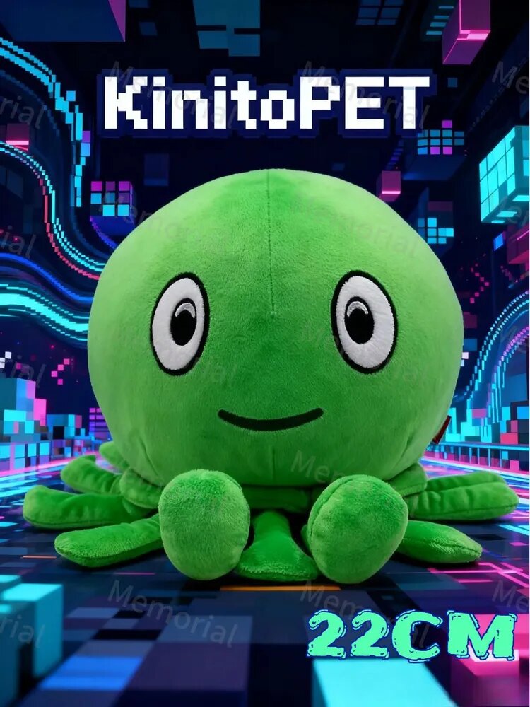 Мягкая игрушка KinitoPet КинитоПЕТ зеленый 22 см