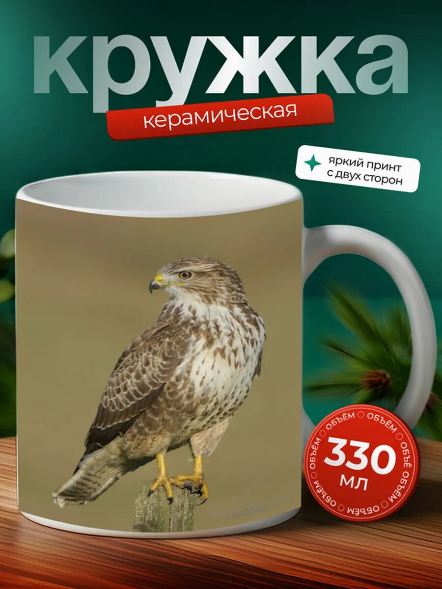 Кружка Канюк птица 11,