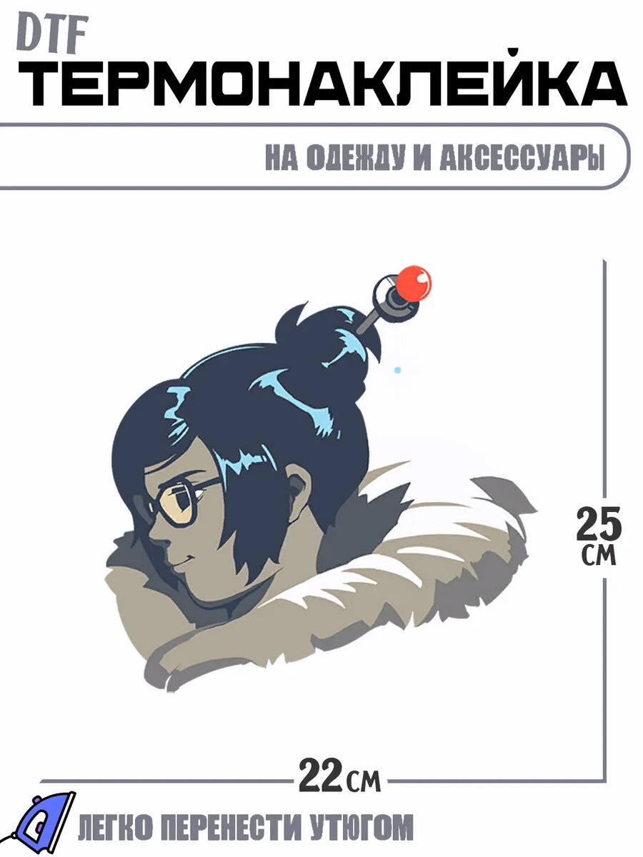 Термонаклейка лига overwatch граффити