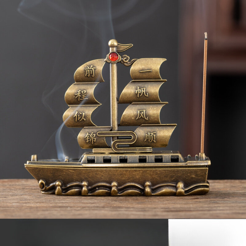 Держатель для благовоний в виде коробки, дизайн Smooth Sailing, настольный декор для дома и офиса