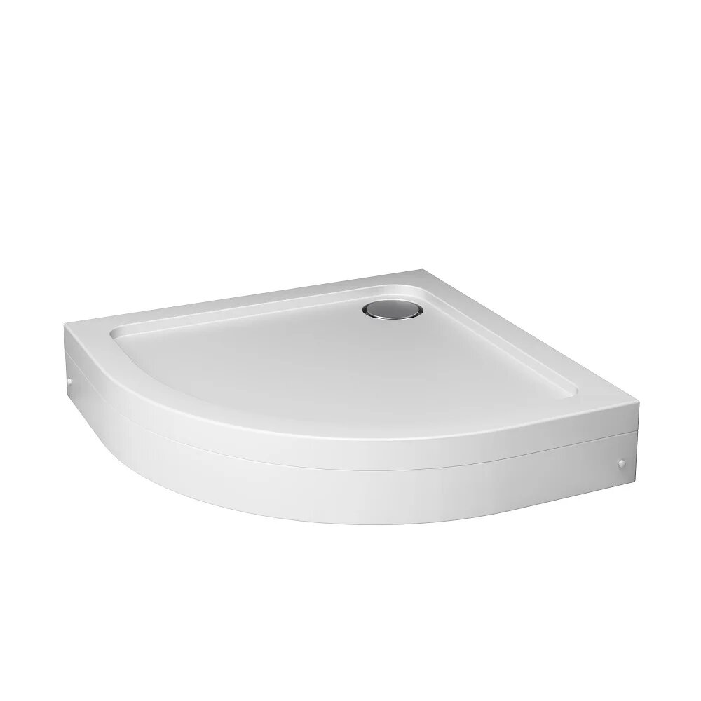 Поддон для душа AM.PM Gem W90T-401-080W 80x80 см, акриловый, угловой, средний, немецкий