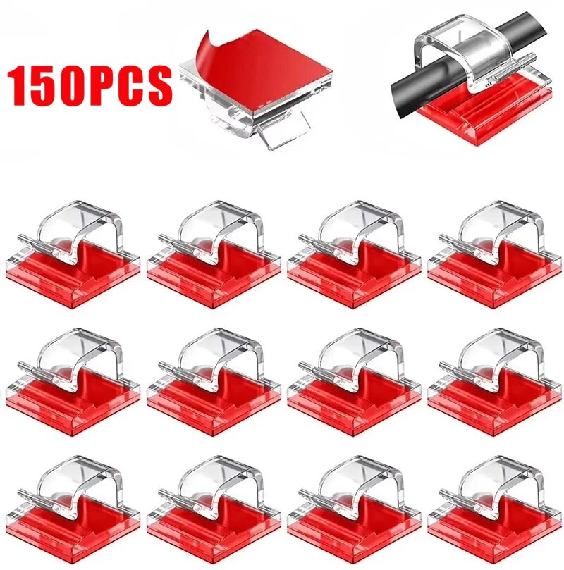 VIKEFON Кабельная катушка для зарядки Красный, 150pcs Transparent