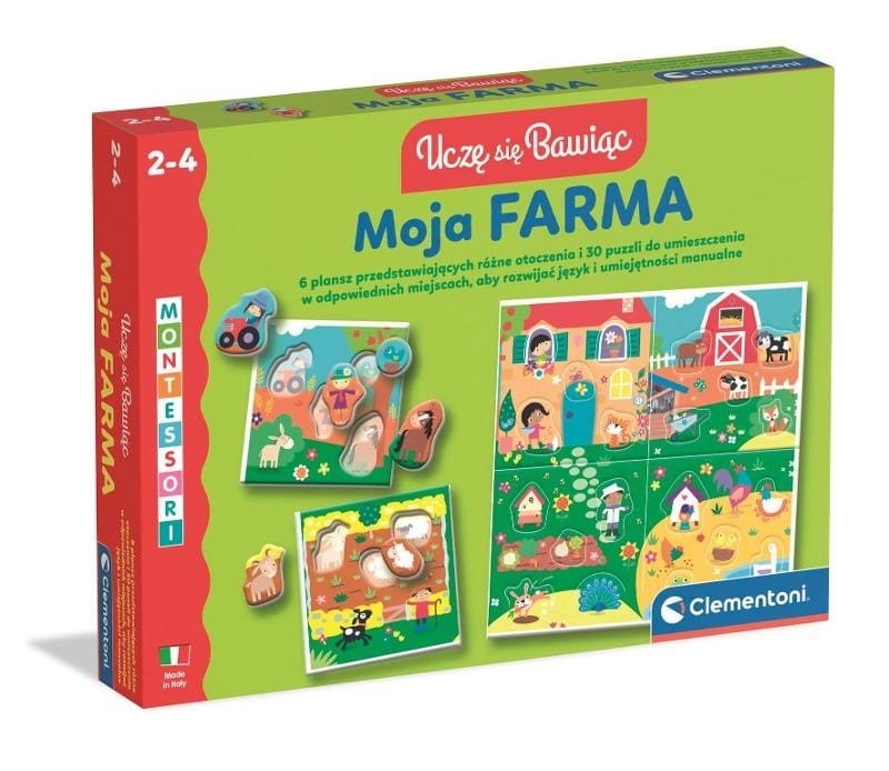Пазл Clementoni "Учусь играя", "Моя ферма"