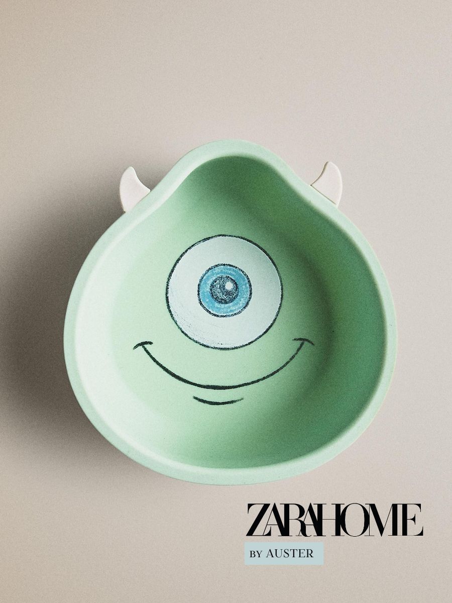 ZARA HOME Тарелка "MONSTERS DISNEY" 1 шт светло-зеленый-