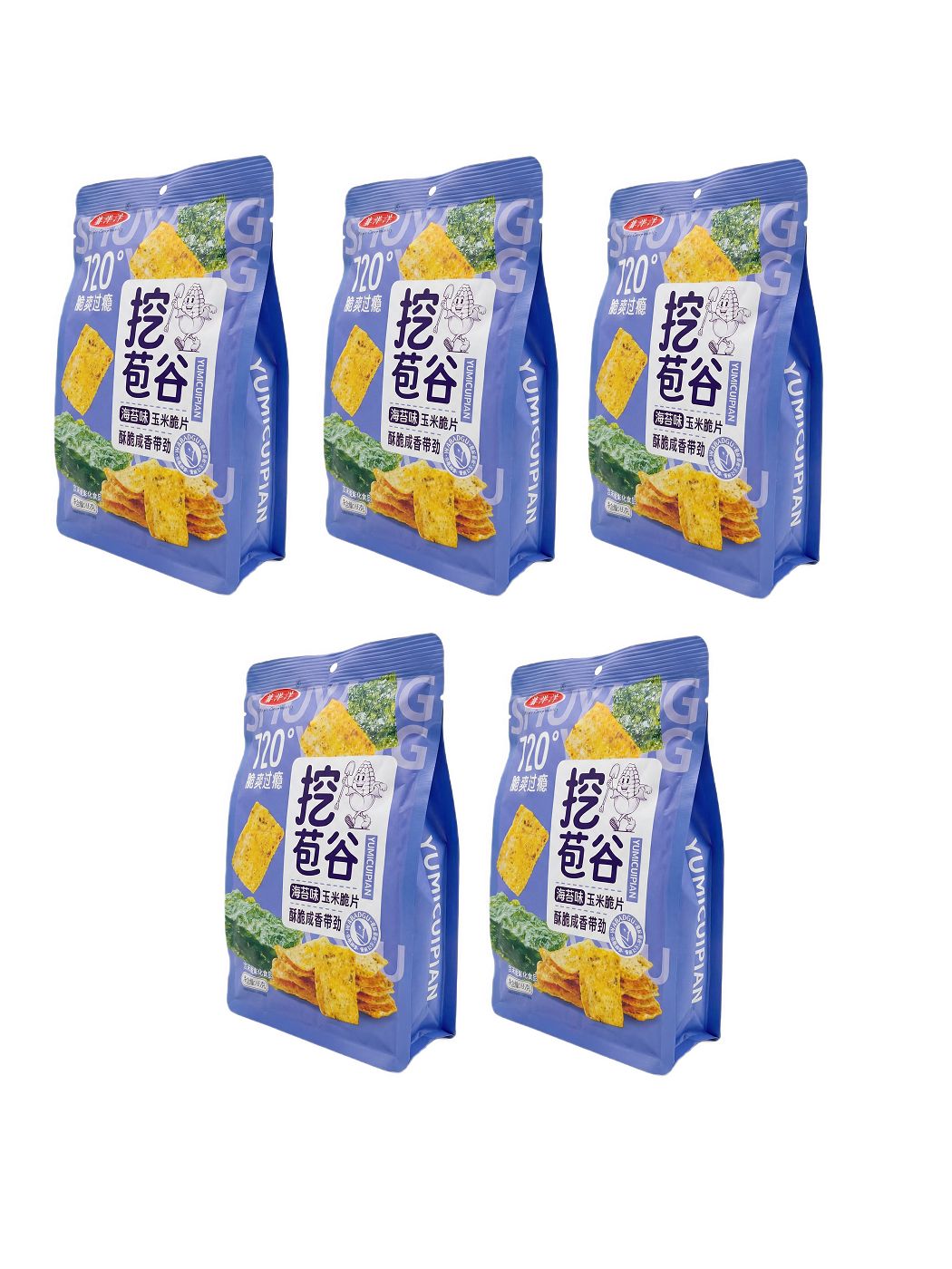 Potato Complacenetly Чипсы морские водоросли, 65 гр, 5 шт