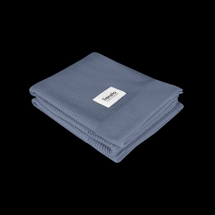 Плед Lionelo Bamboo Blanket, синий, 75x100 см