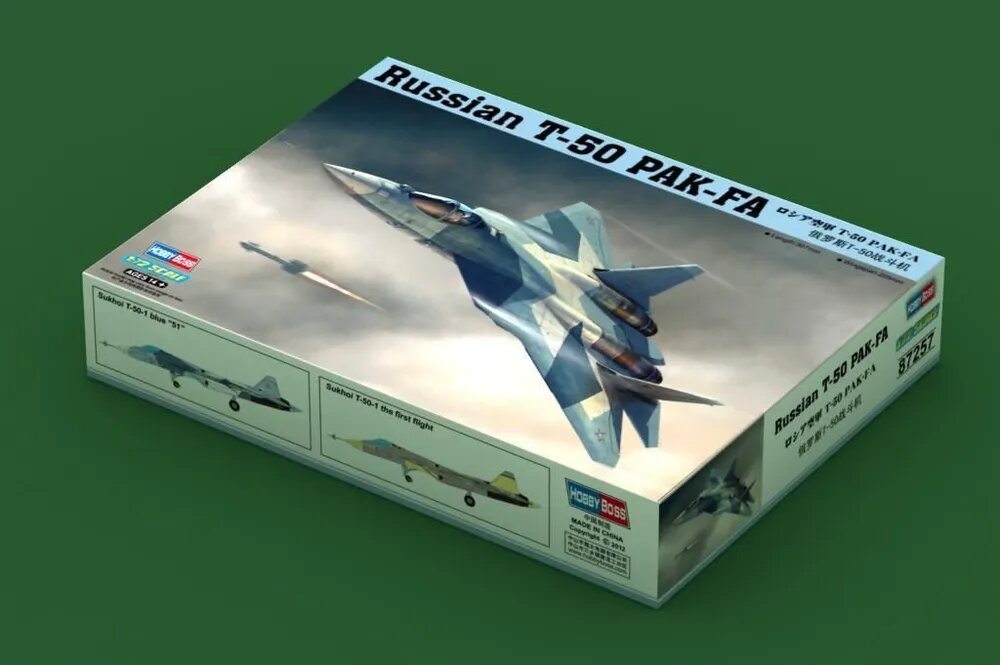 HOBBYBOSS 87257 1/72 Russian T-50 PAK-FA Модельный комплект Самолеты