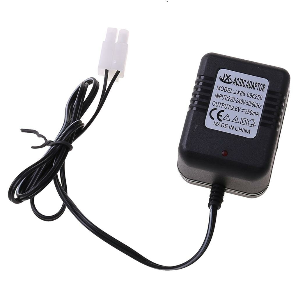 Зарядное устройство для Ni-Cd/Ni-MH аккумуляторов 9.6V 250mA с адаптером KET-2P, Черный