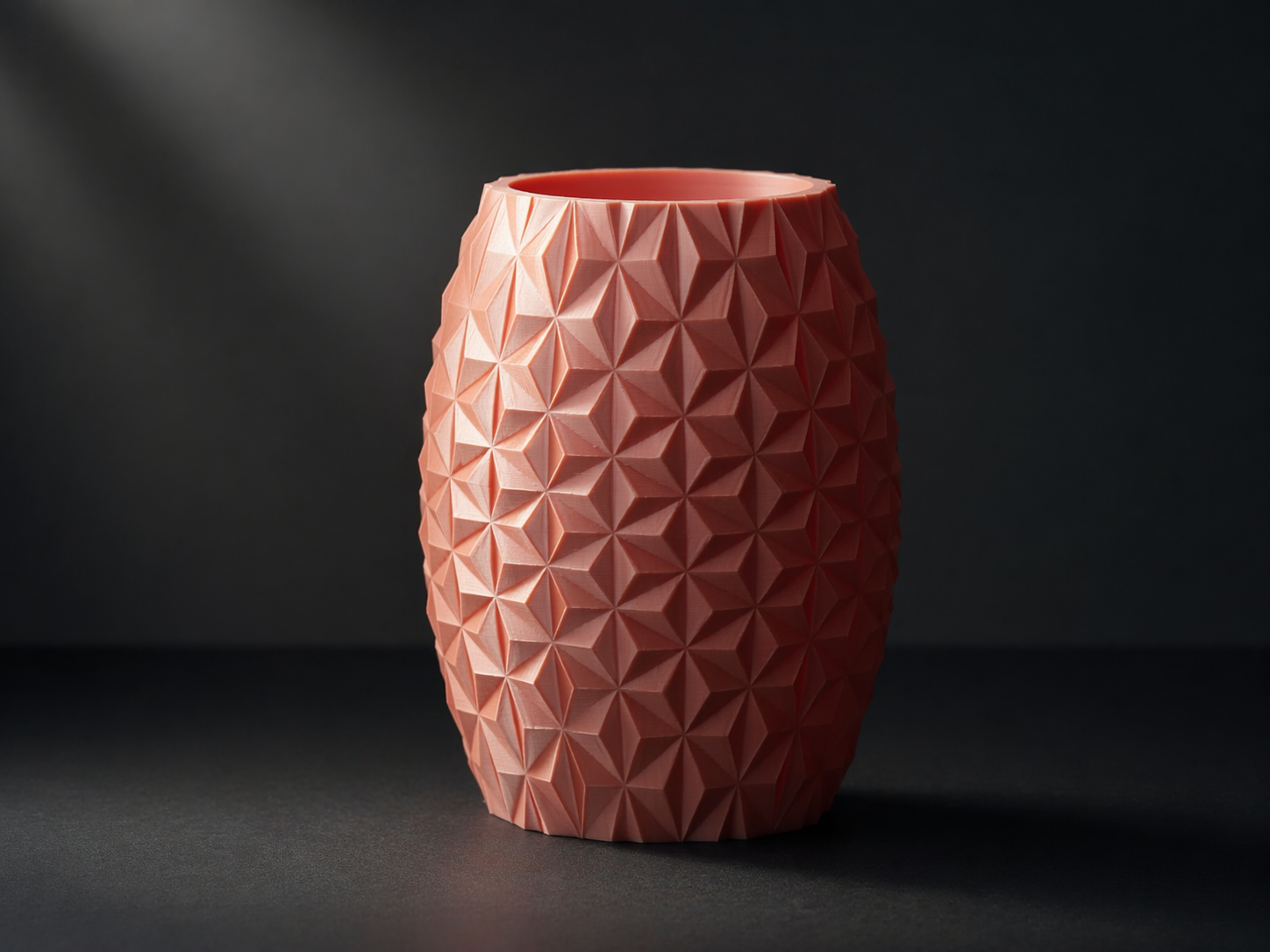 Ваза декоративная геометрическая, 3D-печать, 3DOPRU арт. VASE-PR-1668916