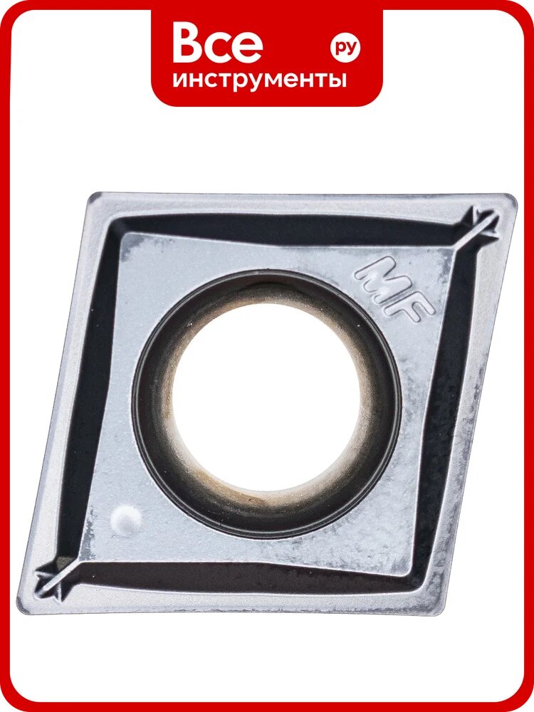 Пластина твердосплавная Эквивалент CCMT120404-MF, 10 шт EPM10
