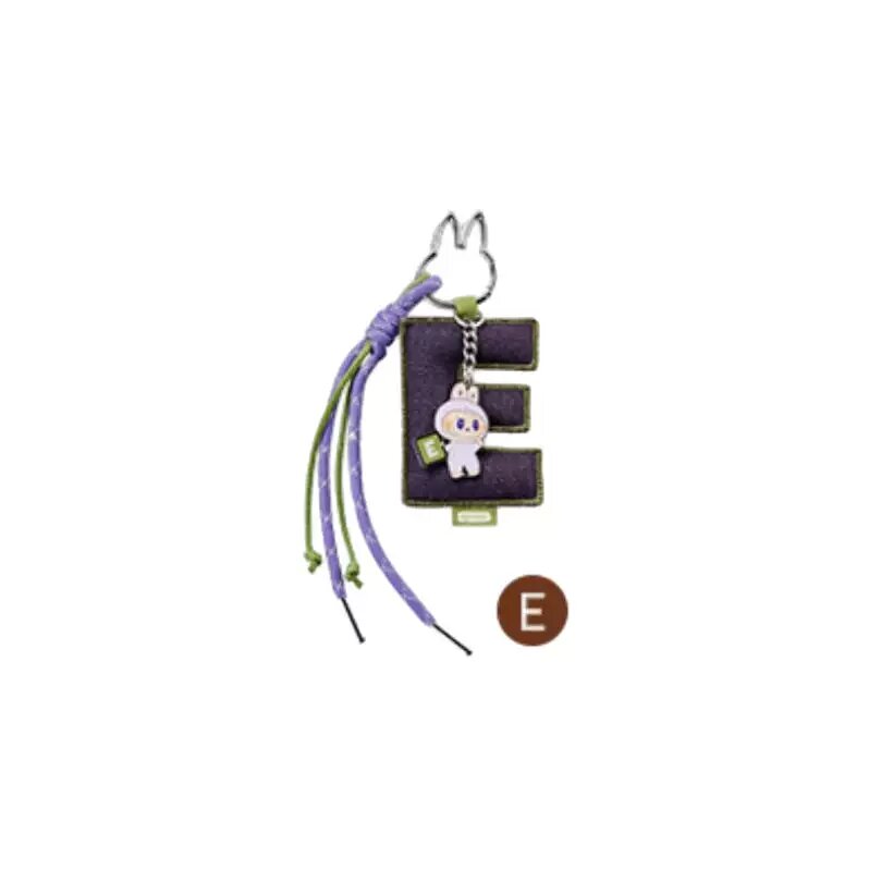 POP MART THE MONSTERS HEARTS SECRET LETTER KEYCHAIN E - Неповрежденная упаковка, отдельная деталь, коллекционная