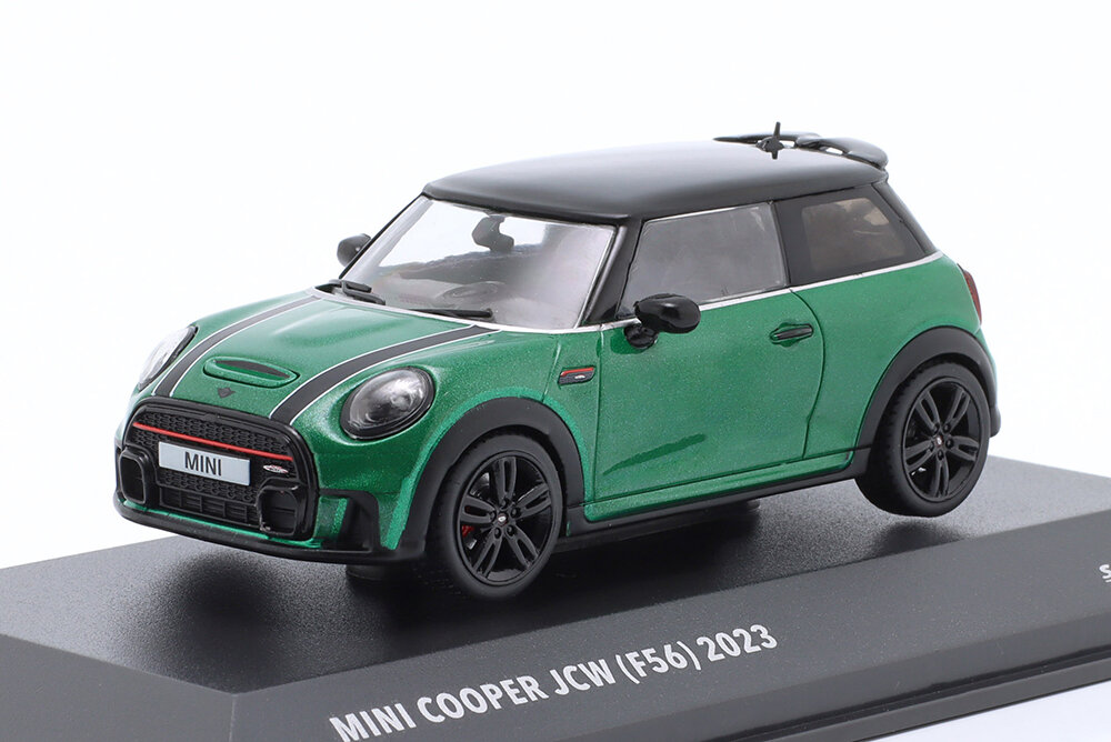 Модель коллекционная SOLIDO Mini cooper (F56) john cooper works 2023 green metallic/black
