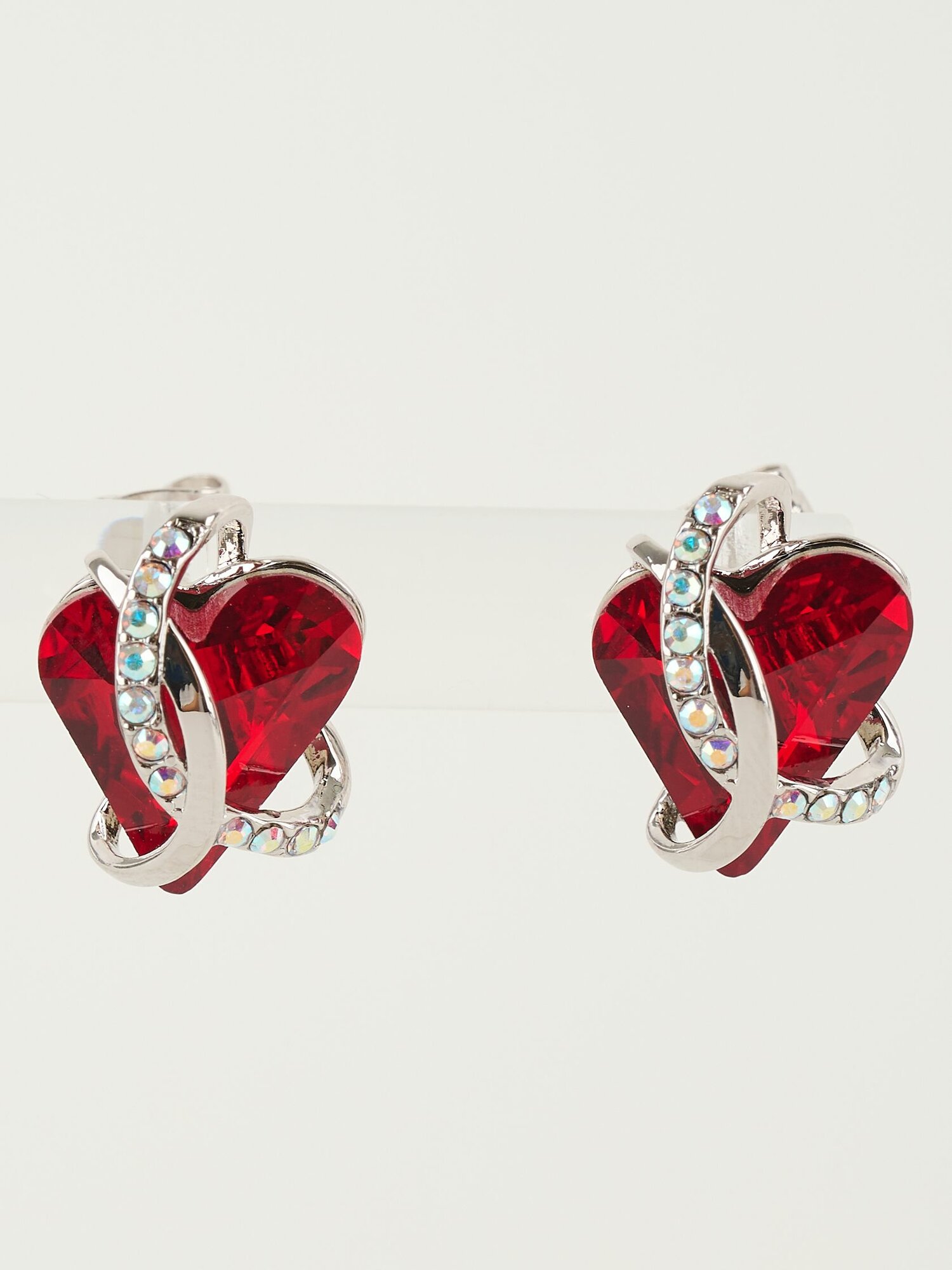 Серьги пусеты MONASHOP, кристаллы Swarovski, кристалл