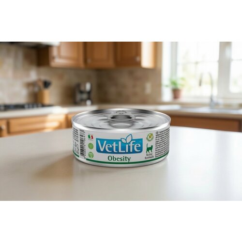 фото Влажный корм для кошек farmina vet life obesity, при ожирении, 1 шт х 85 гр