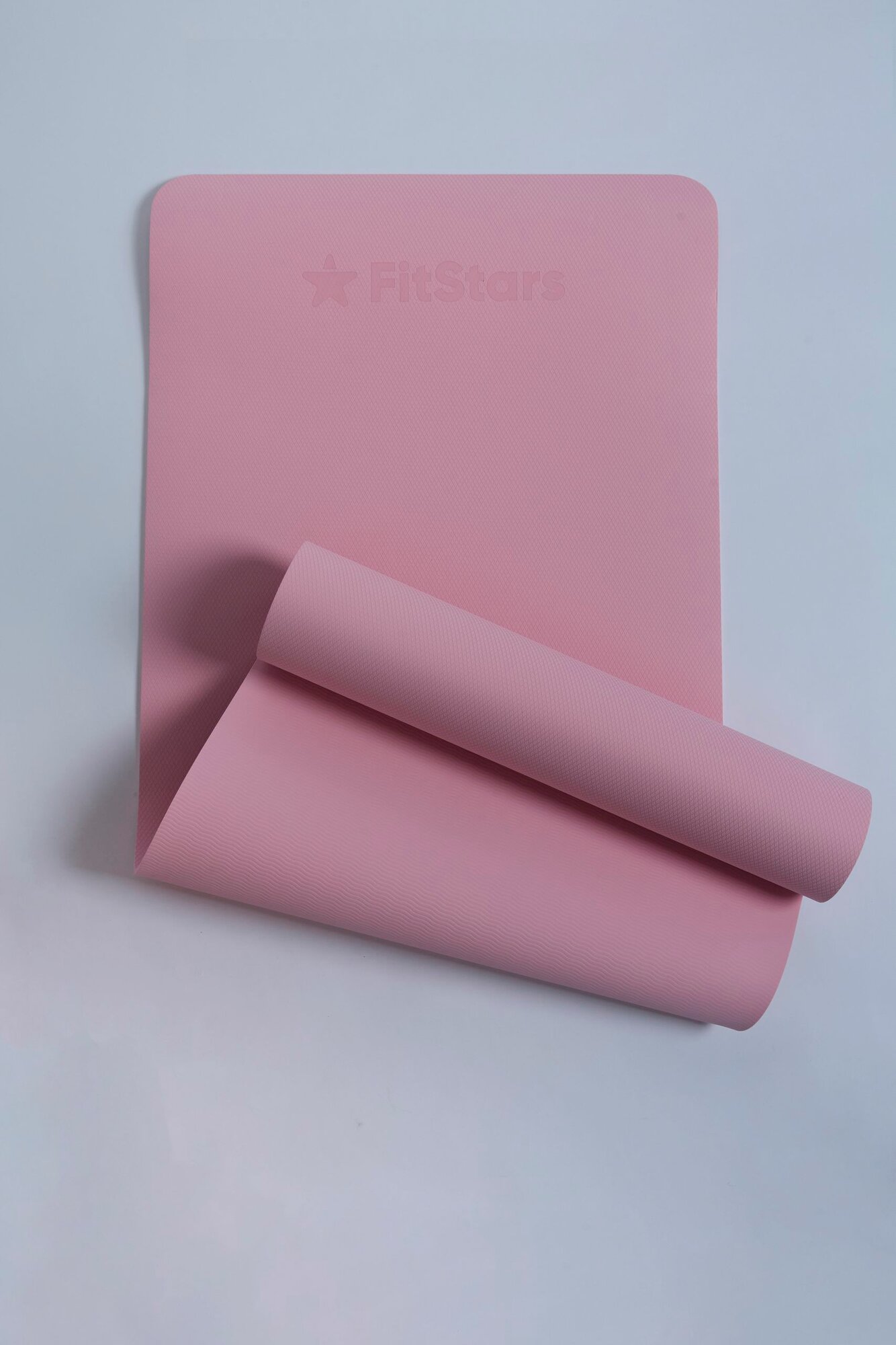 Коврик для йоги и фитнеса ФитСтарс/FitStars TPE Pink