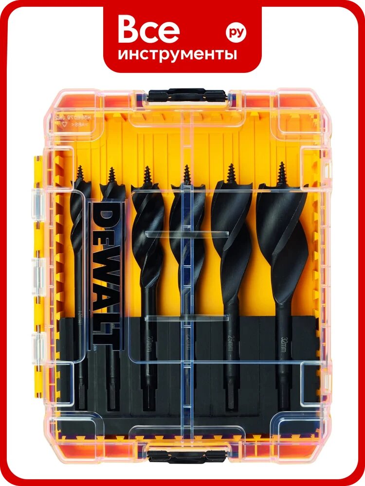 Набор сверл Extreme Impact (6 шт; 13-32 мм; 152 мм) DEWALT DT90238-QZ