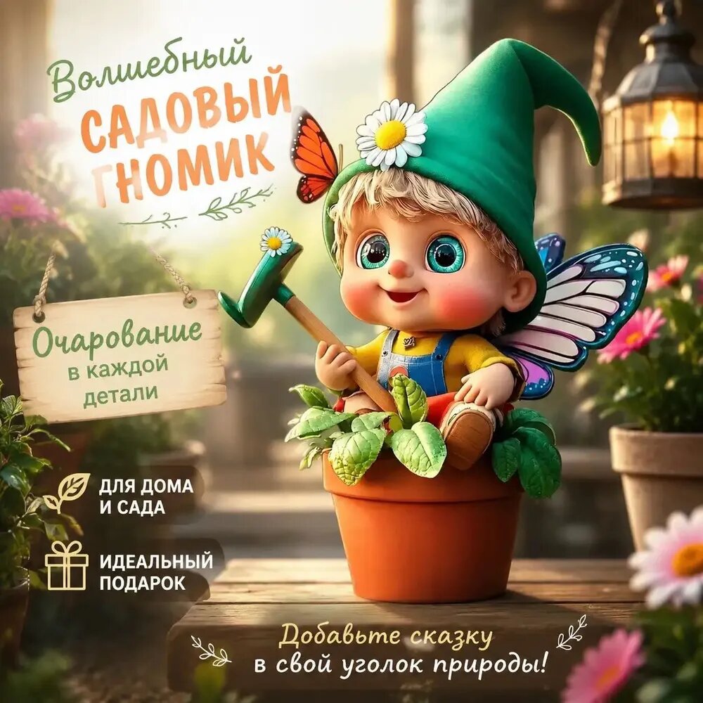 Фигурка садовая