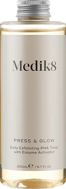 Лосьон Medik8 Peeling Toner mit PHA и Enzymaktivator Press & Glow
