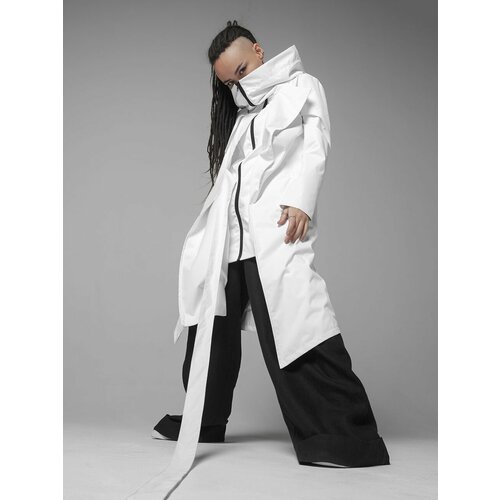 фото Тренчкот katami wear, размер m, белый