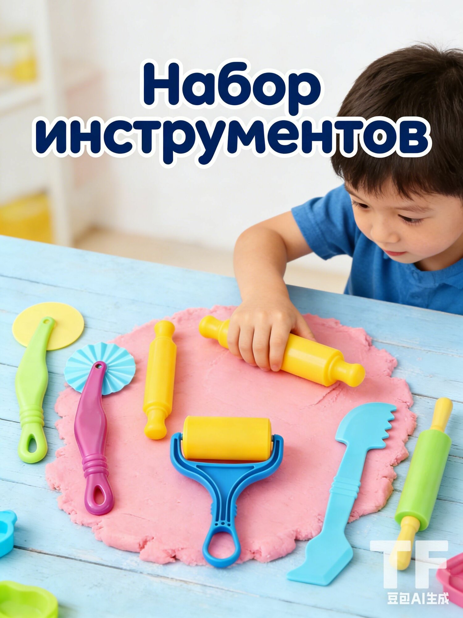 Набор инструментов для лепки пластилином 6 шт