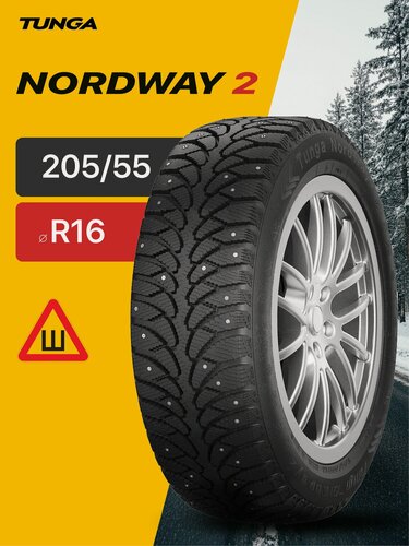 Изображение товара Tunga Nordway 2 PW-5 Шины зимние 205/55R16 94Q Шипованные