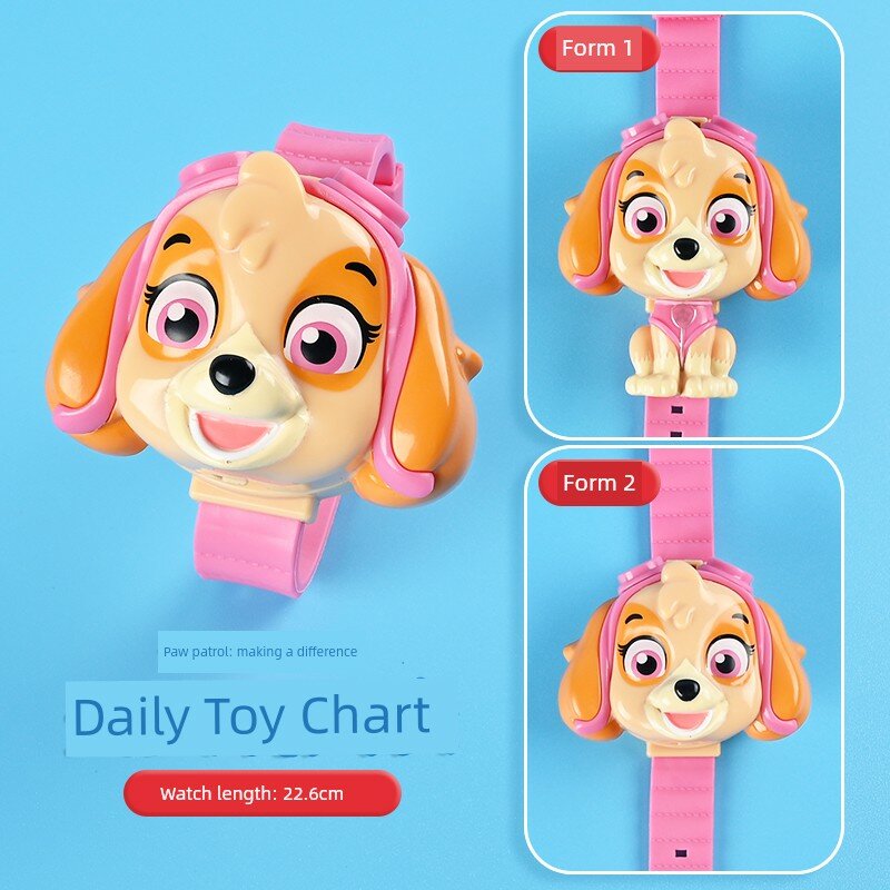 Наручные часы-игрушка PAW Patrol Chase для детей 3-6 лет, электронные часы с мультяшным персонажем, прочные и легкие