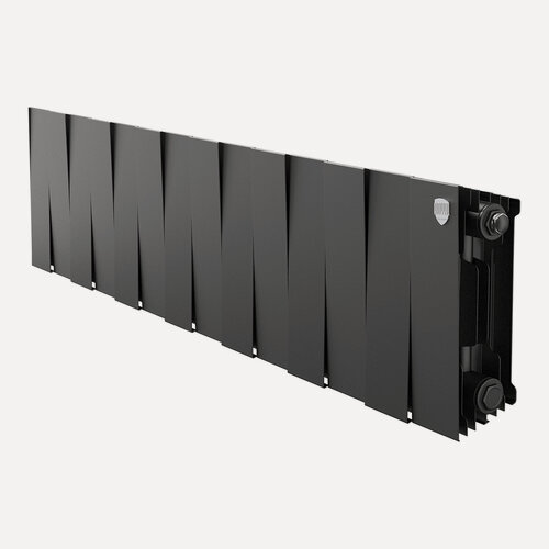 Изображение товара Радиатор биметаллический Royal Thermo PianoForte 200 Чёрный- 14 секц.