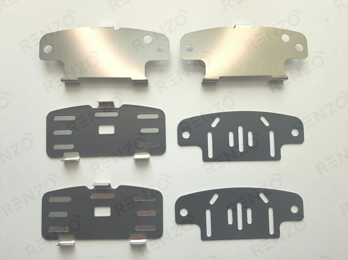BSS051 - комплект противоскрипных пластин (антишумовые накладки) автомобилей Nissan, Infiniti - полный список внутри карточки