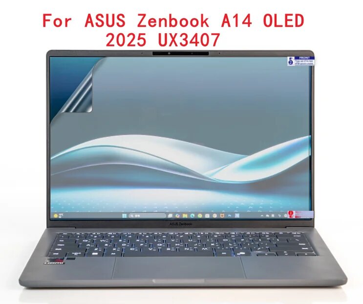 2 шт, прозрачная/матовая защитная пленка для ASUS Zenbook A14 OLED High Clear Glossy