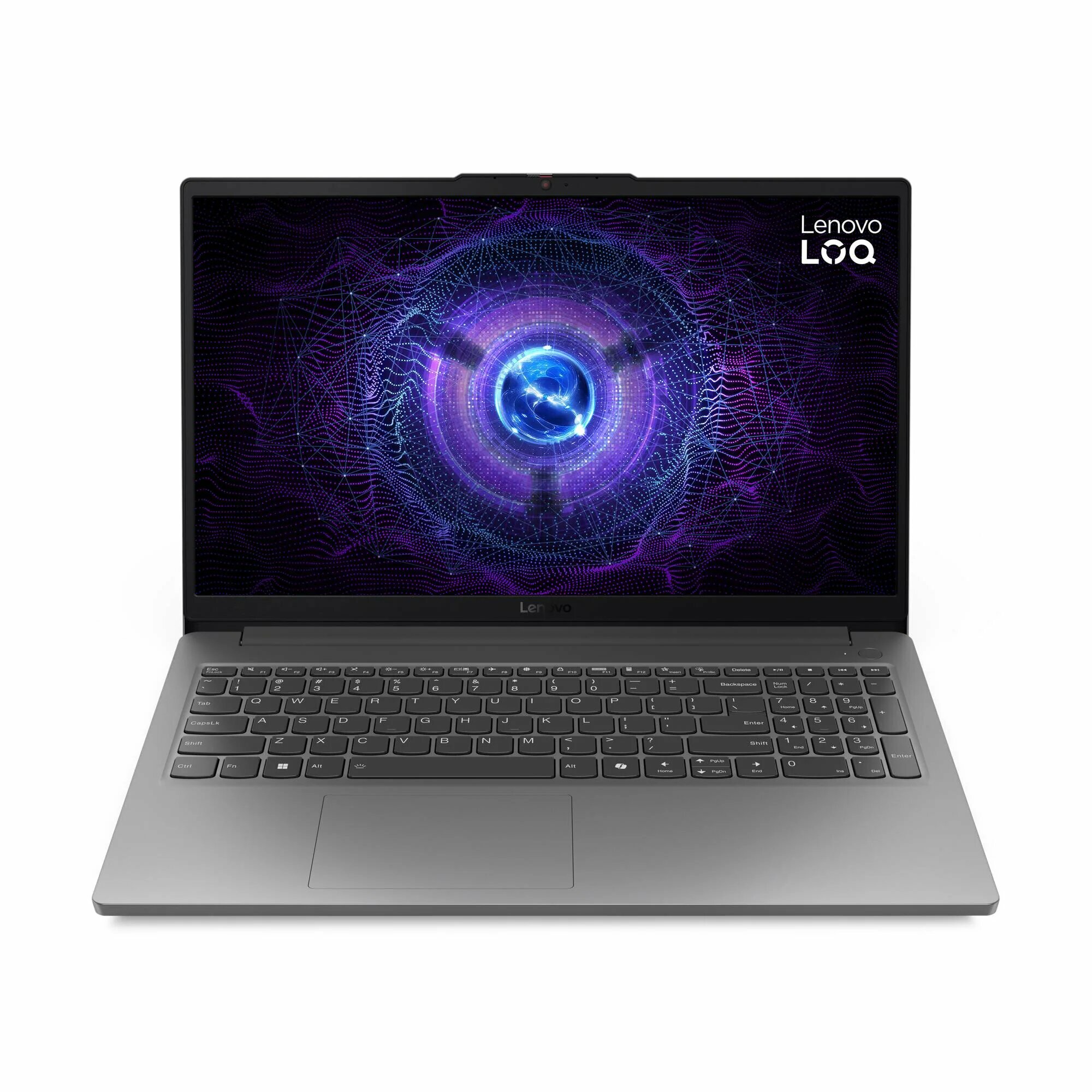 Ноутбук Lenovo LOQ 15IAX9E Intel Core i7-12650HX/16Gb (1*16 D5)/SSD512Gb/RTX4050 6Gb (65W)/15.6"/IPS/FHD/1920x1080/144Hz/NoOS/RJ-45/Luna Grey/1.77kg