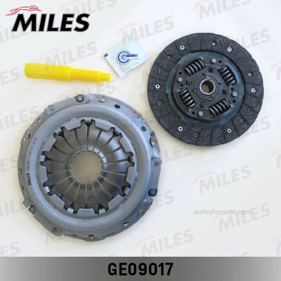 MILES GE09017 Сцепление в сборе (без подш.) RENAULT LOGAN/FLUENCE/LADA LARGUS 1.4-1.6 03-