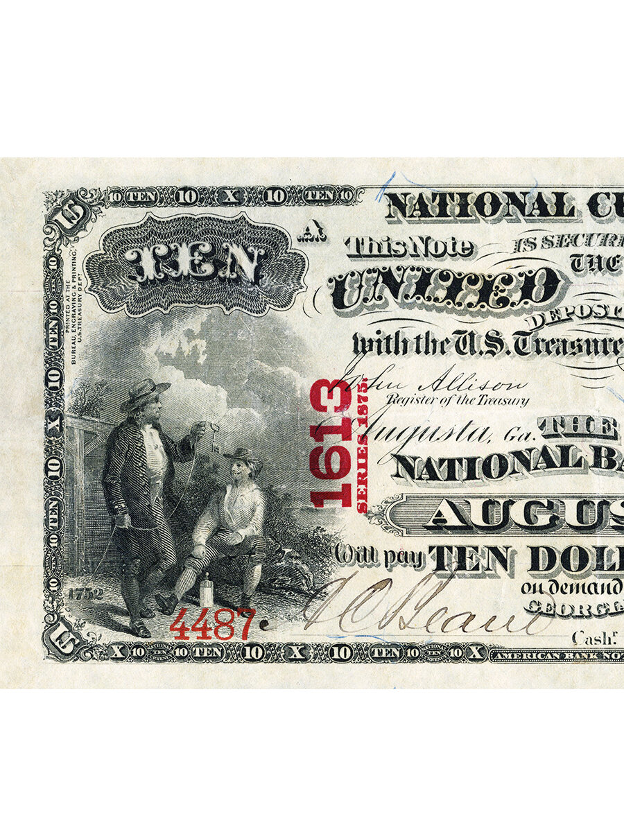 10 долларов 1866 США, Джорджия, Augusta, сувенирная