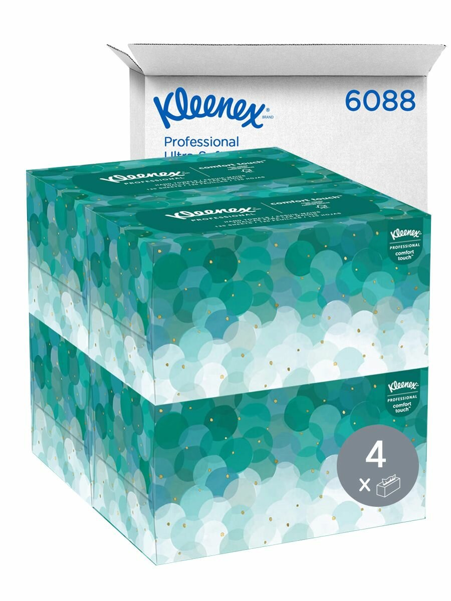Бумажные полотенца Kleenex Pop-Up Ultra Soft суперплотные 70 шт х 2 упаковки
