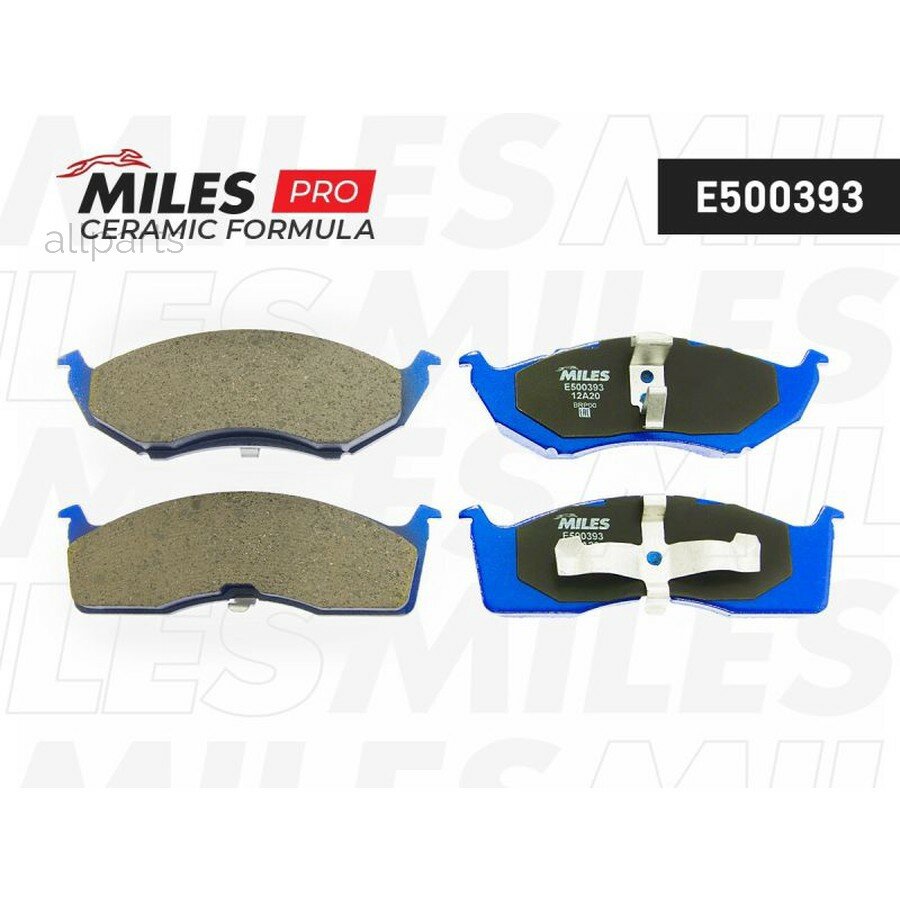 MILES E500393 Колодки тормозные CHRYSLER 300M/VOYAGER/DODGE CARAVAN передние Ceramic