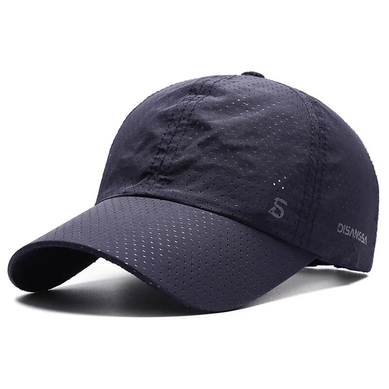 Мужская солнцезащитная кепка из полиэстера Темно-синий, Navy Blue
