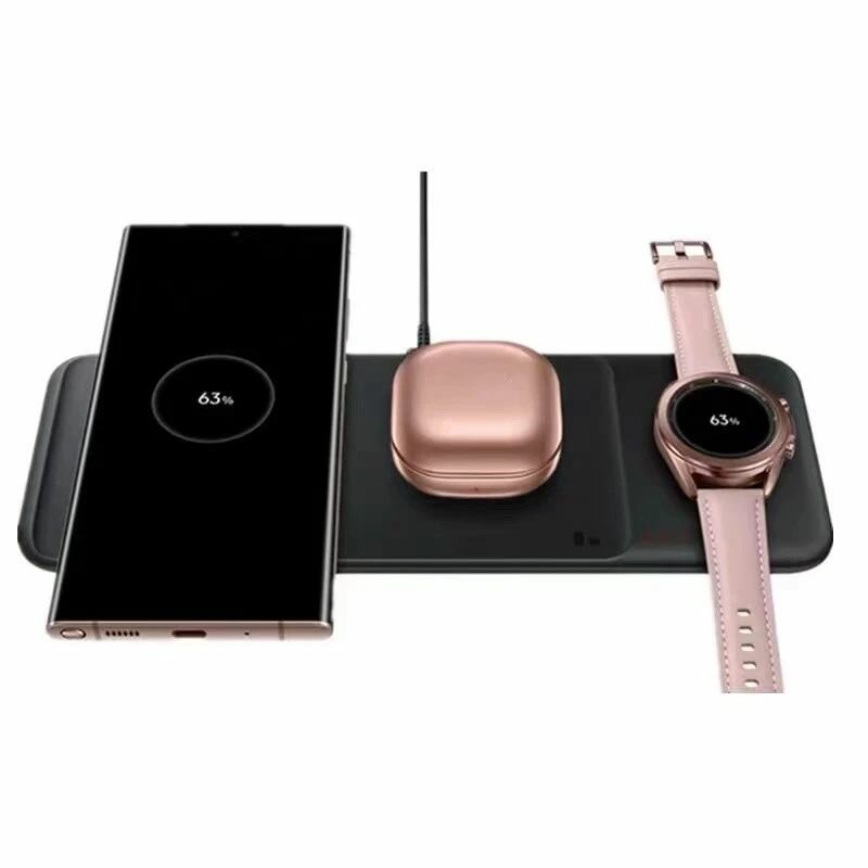 Беспроводное зарядное устройство Trio для Samsung Galaxy S21-24 / Ultra / Plus